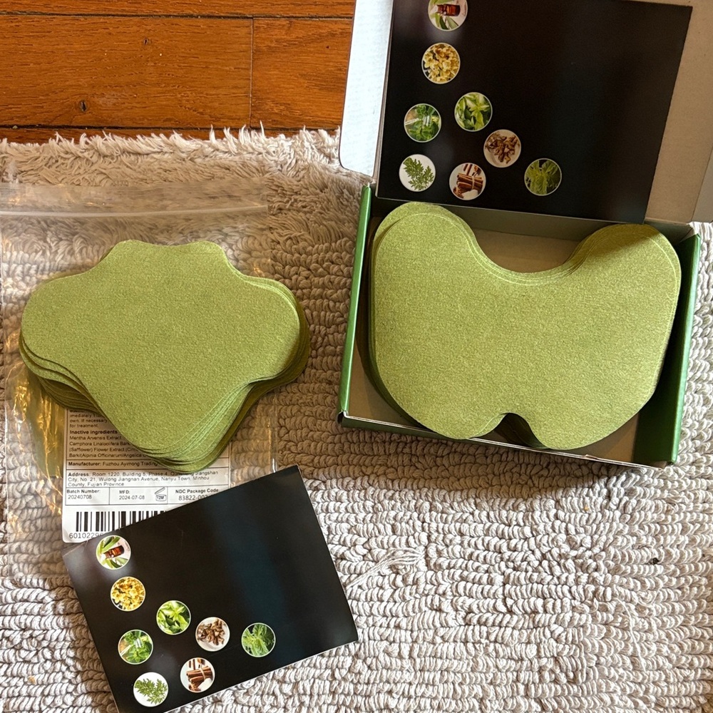 Herbal pain relief patches